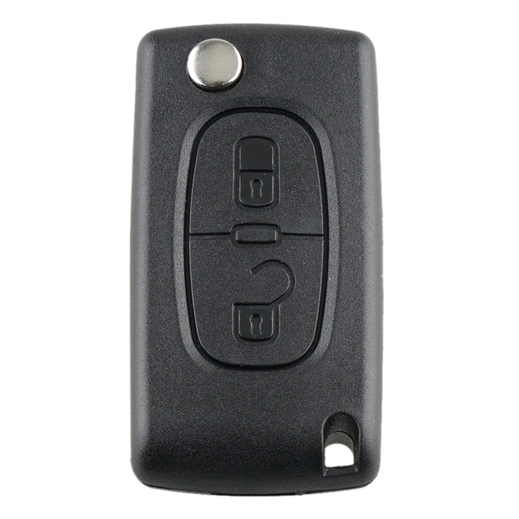 For PEUGEOT 2 Buttons Intelligent Remote Control Car Key with PCF7961 Integrated Chip & Battery & Holder & Slotted Key Blade & ASK Signal, Frequency: 433MHz - Remote Car Key by PMC Jewellery | Online Shopping South Africa | PMC Jewellery | Buy Now Pay Later Mobicred