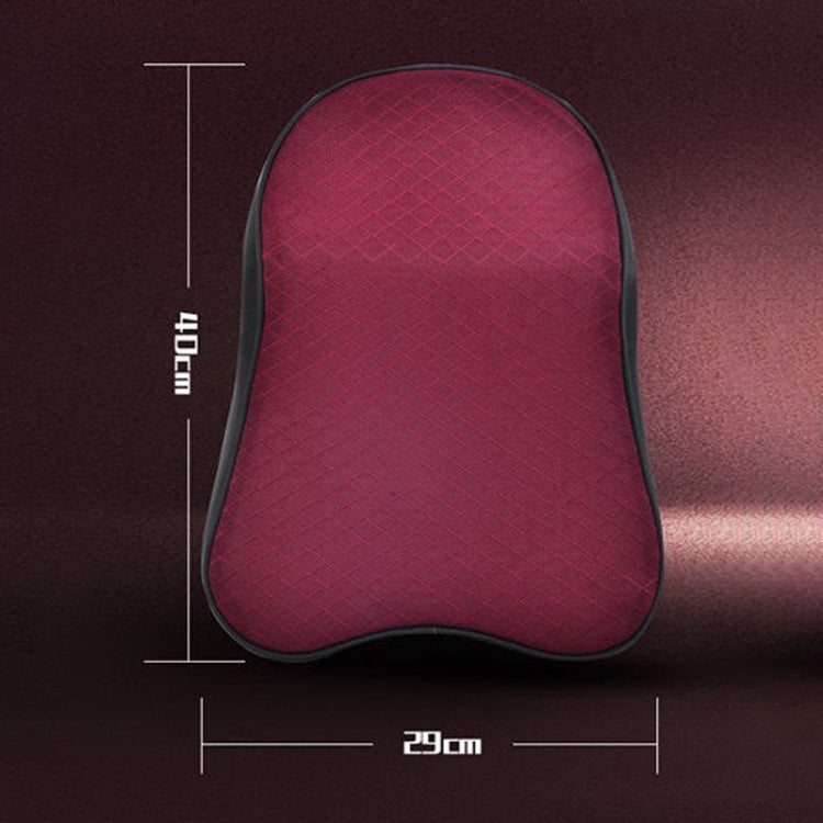Four Seasons Breathable Memory Foam Car Neck Pillow Polyester Headrest (Purple) - Seat Accessories by PMC TechLife | Online Shopping South Africa | PMC TechLife | Buy Now Pay Later Mobicred