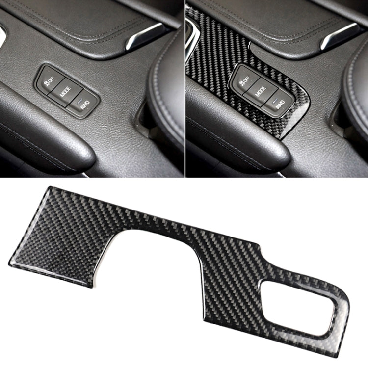 Car Carbon Fiber Gear Position Panel Decorative Sticker for Cadillac XT5 2016-2017, Left Drive - Car Interior Mouldings by PMC TechLife | Online Shopping South Africa | PMC TechLife | Buy Now Pay Later Mobicred