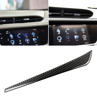 Car Carbon Fiber Middle Air Outlet Decorative Sticker for Cadillac XT5 2016-2017, Left Drive - Car Interior Mouldings by PMC Jewellery | Online Shopping South Africa | PMC Jewellery | Buy Now Pay Later Mobicred