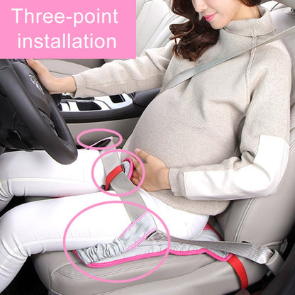 Car Safety Seat Protective Pad with Clip Back Abdominal Belt for Pregnant Woman (Sky Blue) - Seat Belts & Padding by PMC Jewellery | Online Shopping South Africa | PMC Jewellery | Buy Now Pay Later Mobicred