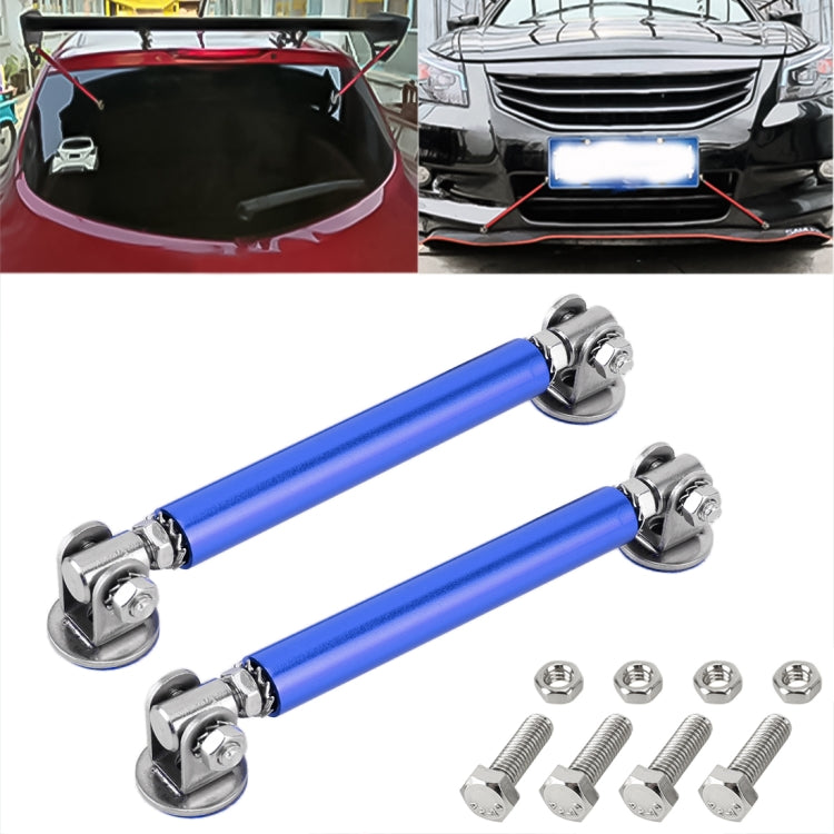 2 PCS Car Modification Adhesive Surrounded Rod Lever Front and Rear Bars Fixed Front Lip Back Shovel, Length: 10cm(Blue) - Trunk & Bumper Accessories by PMC TechLife | Online Shopping South Africa | PMC TechLife | Buy Now Pay Later Mobicred