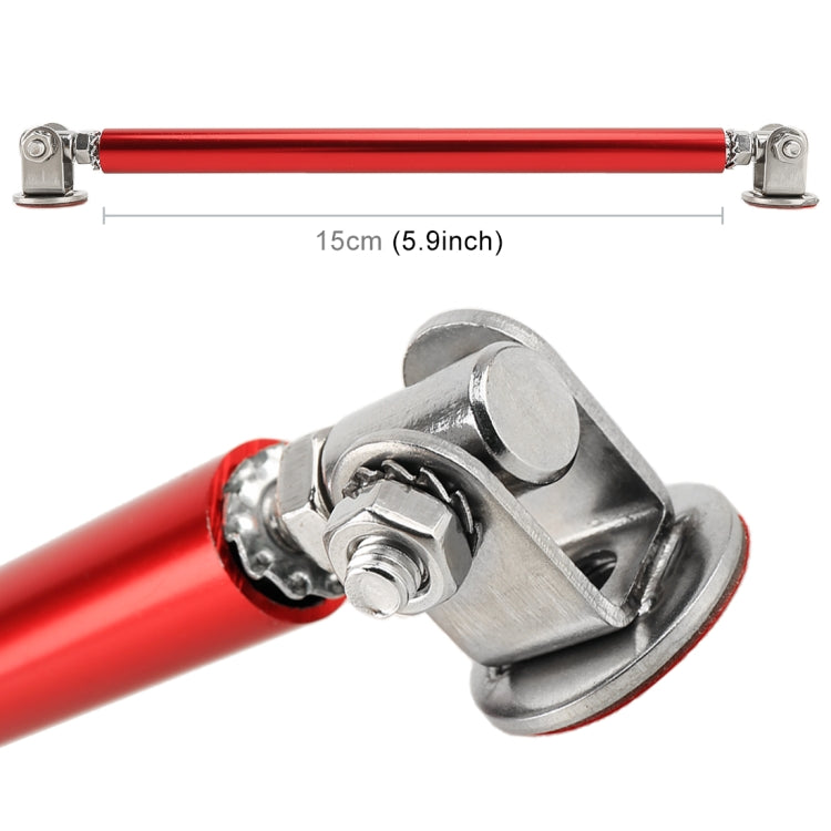 2 PCS Car Modification Adhesive Surrounded Rod Lever Front and Rear Bars Fixed Front Lip Back Shovel, Length: 15cm(Red) - Trunk & Bumper Accessories by PMC TechLife | Online Shopping South Africa | PMC TechLife | Buy Now Pay Later Mobicred