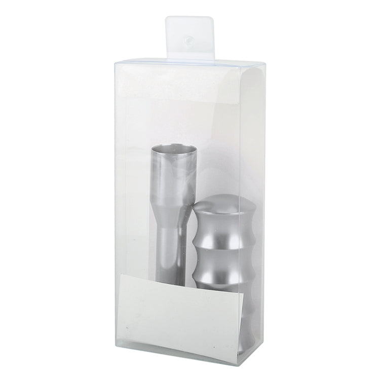 Universal Car Twisted Pattern Gear Head Gear Shift Knob (Silver) - free shipping - PMC TechLife - Order now!