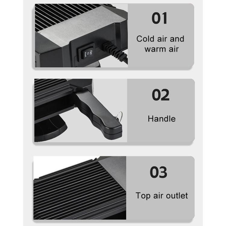 Car Heater Hot Cool Fan Windscreen Window Defroster DC 12V - Heating & Fans by PMC TechLife | Online Shopping South Africa | PMC TechLife | Buy Now Pay Later Mobicred