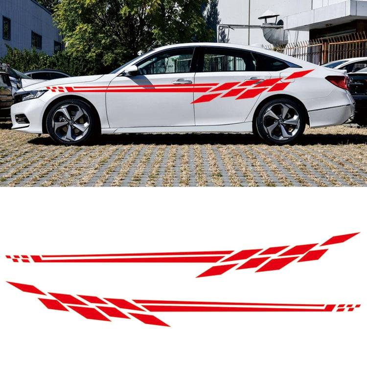 Car Styling Plaid Series PVC Sticker Auto Decorative Sticker (Red) - Decorative Sticker by PMC Jewellery | Online Shopping South Africa | PMC Jewellery | Buy Now Pay Later Mobicred