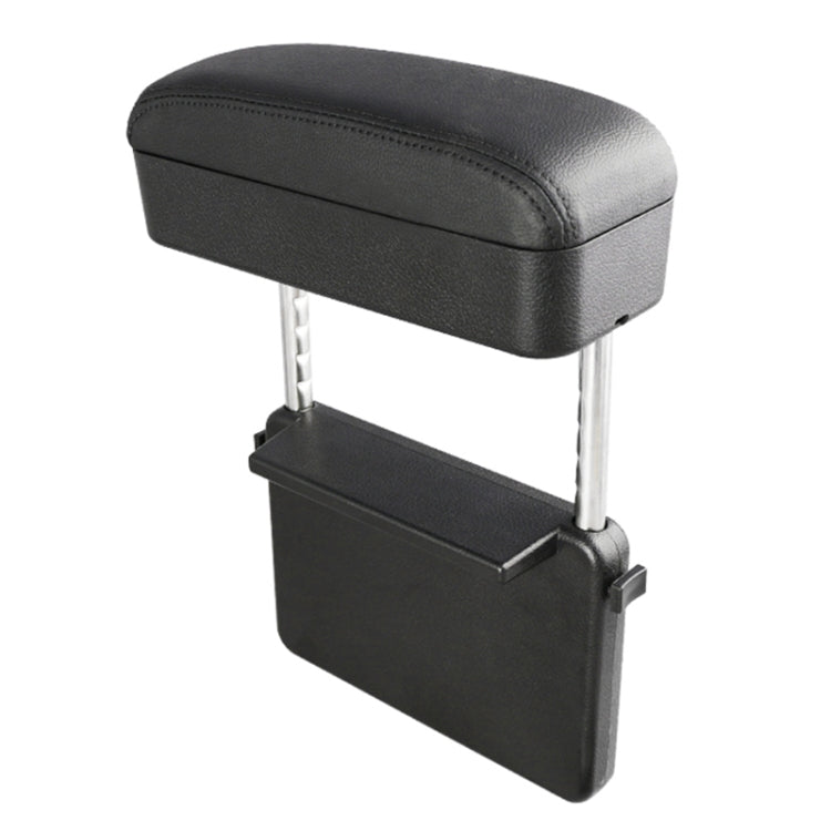 Universal Car PU Leather Wrapped Armrest Box Cushion Car Armrest Box Mat with Storage Box (Black) - Stowing Tidying by PMC TechLife | Online Shopping South Africa | PMC TechLife | Buy Now Pay Later Mobicred