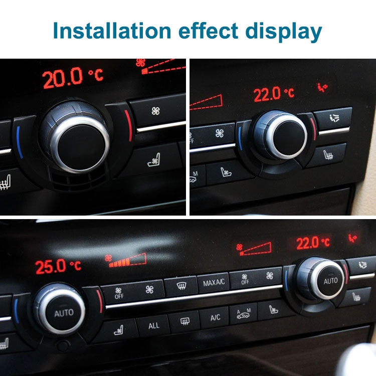Car Temperature Adjustment Switch Air Conditioning Knob without Letter for BMW 5 Series / 6 Aeries / 7 Aeries GT - Car Switches by PMC TechLife | Online Shopping South Africa | PMC TechLife | Buy Now Pay Later Mobicred