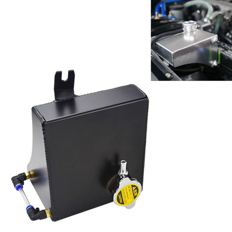 Car Modified Triangle Aluminum Alloy Cooling Water Tank Bottle Can for Nissan (Black) - Engine Fittings by PMC TechLife | Online Shopping South Africa | PMC TechLife | Buy Now Pay Later Mobicred