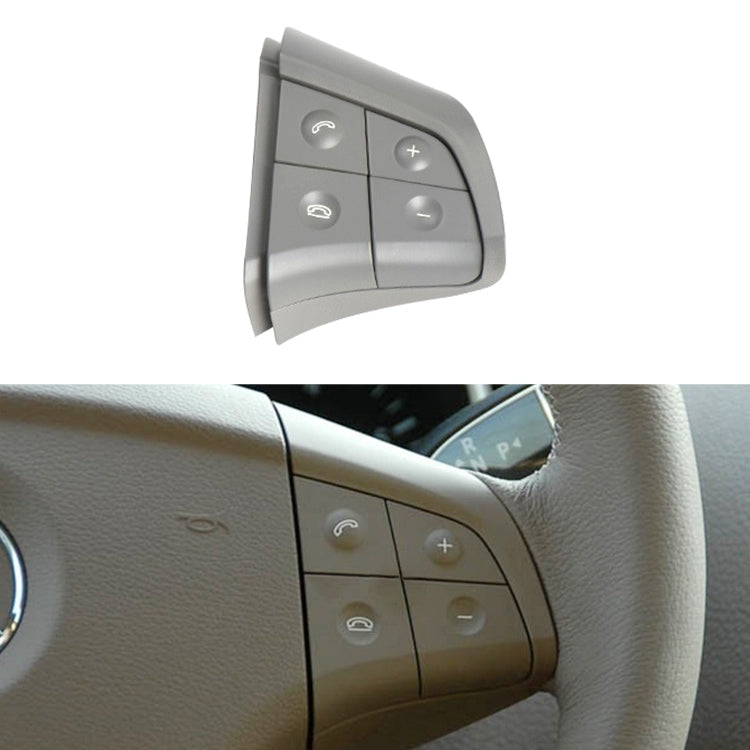 Car Right Side 4-button Steering Wheel Switch Buttons Panel 1648200110 for Mercedes-Benz W164, Left Driving (Grey) - Car Switches by PMC Jewellery | Online Shopping South Africa | PMC Jewellery | Buy Now Pay Later Mobicred