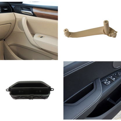 Car Front Right Inside Doors Handle Pull Trim Cover 5141 7394 519-1 for BMW X3 X4, Left Driving (Beige) - Door Handles by PMC Jewellery | Online Shopping South Africa | PMC Jewellery