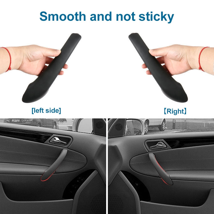 Car Rear Left Inside Doors Handle Pull Trim Cover for Mercedes-Benz C-class W203 -2007, Left Driving (Black) - Door Handles by PMC TechLife | Online Shopping South Africa | PMC TechLife | Buy Now Pay Later Mobicred