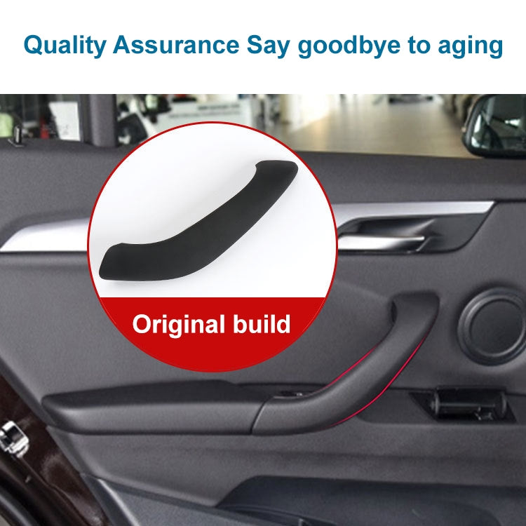 Car Right Side Inside Doors Handle Pull Trim Cover 51417417513 for BMW X1 2016-, Left Driving(Black) - Door Handles by PMC TechLife | Online Shopping South Africa | PMC TechLife | Buy Now Pay Later Mobicred