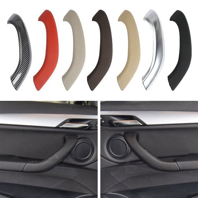 Car Left Side Inside Doors Handle Pull Trim Cover 51417417513 for BMW X1 2016-, Left Driving (Red) - Door Handles by PMC TechLife | Online Shopping South Africa | PMC TechLife | Buy Now Pay Later Mobicred
