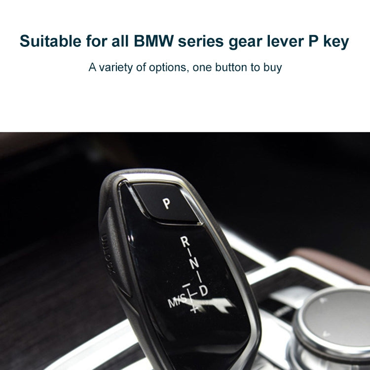 Car Gear Lever Auto Parking Button Letter P Cap for BMW 5 Series 2002-2010, Left Driving(Red) - Car Switches by PMC TechLife | Online Shopping South Africa | PMC TechLife | Buy Now Pay Later Mobicred