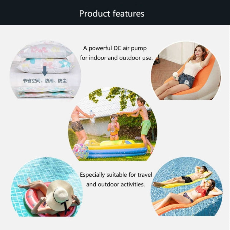 HT-426 USB Electric Air Pump for Rubber Boat Inflatable Bed (Blue) - Inflatable Pump by PMC TechLife | Online Shopping South Africa | PMC TechLife