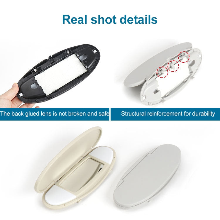 Car Sunshade Makeup Mirror Sun Visor for BMW mini R50R56, Left Driving (Black) - Sunglasses & Glasses Clips by PMC TechLife | Online Shopping South Africa | PMC TechLife | Buy Now Pay Later Mobicred