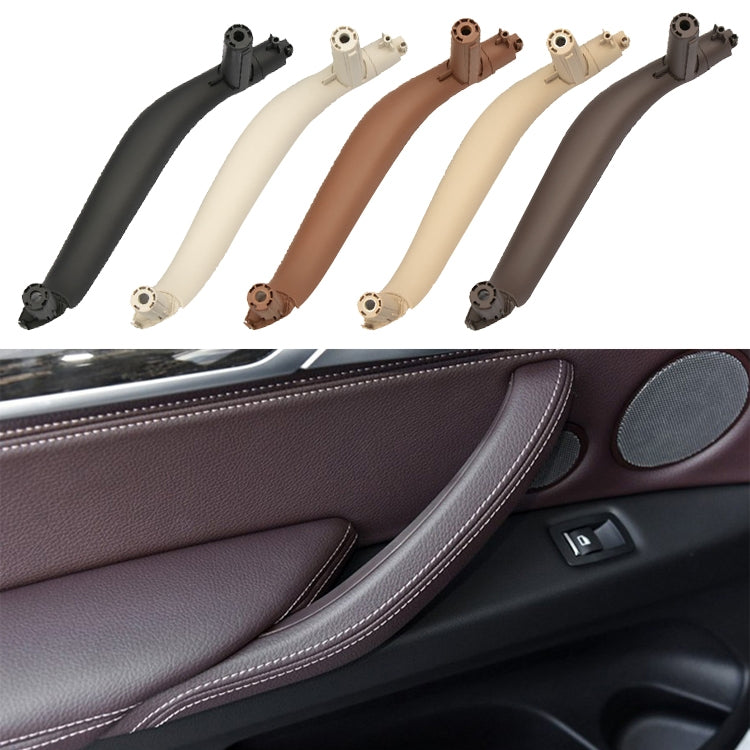 Car Right Side Inside Doors Handle Pull Trim Cover for BMW X5 / X6, Left Driving (Beige) - Door Handles by PMC TechLife | Online Shopping South Africa | PMC TechLife | Buy Now Pay Later Mobicred