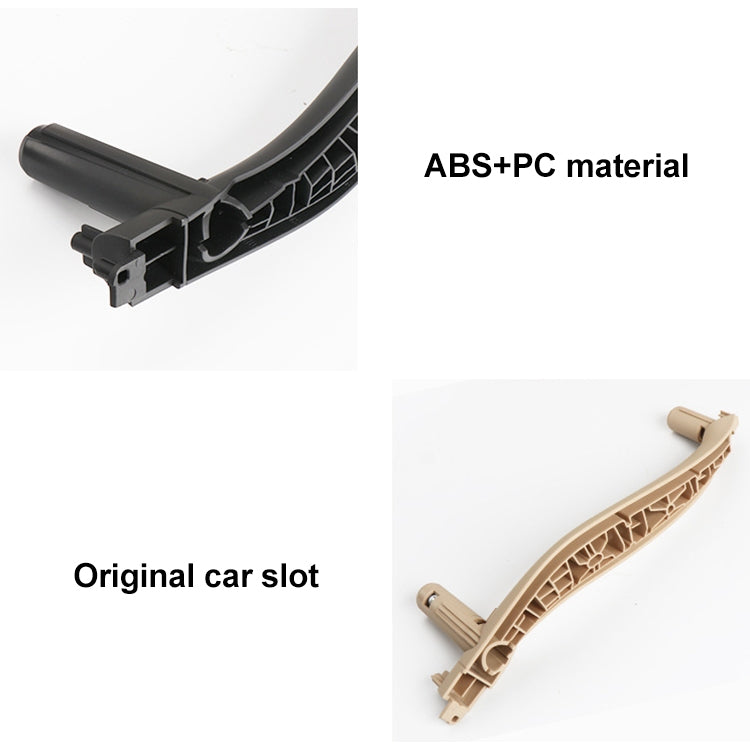Car Left Side Inside Doors Handle Pull Trim Cover for BMW X5 / X6, Left Driving (Orange) - Door Handles by PMC TechLife | Online Shopping South Africa | PMC TechLife | Buy Now Pay Later Mobicred