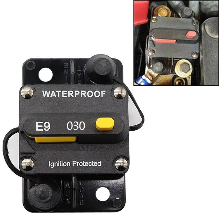Off-road Vehicle / Automatic 30A Manual Circuit Breaker Overcurrent Protector - Engine Fittings by PMC TechLife | Online Shopping South Africa | PMC TechLife | Buy Now Pay Later Mobicred