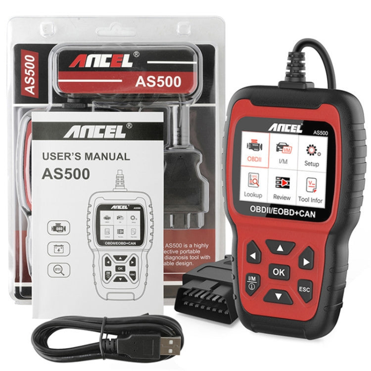 Ancel AS500 OBDII Scanner Engine Reader Car Diagnostics Tool - Electronic Test by PMC TechLife | Online Shopping South Africa | PMC TechLife | Buy Now Pay Later Mobicred