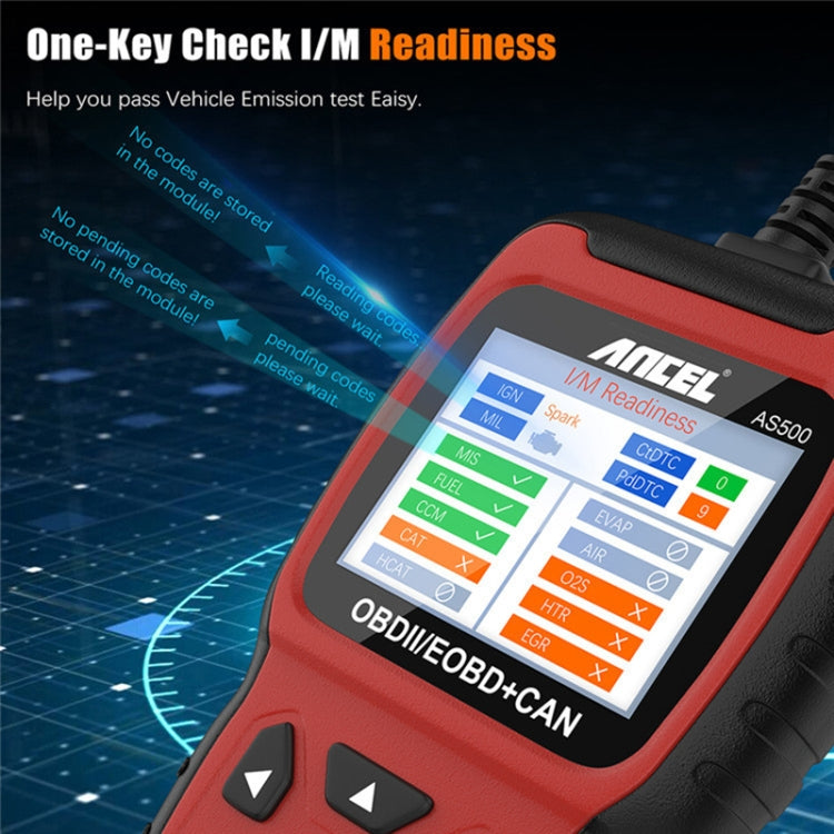 Ancel AS500 OBDII Scanner Engine Reader Car Diagnostics Tool - Electronic Test by PMC TechLife | Online Shopping South Africa | PMC TechLife | Buy Now Pay Later Mobicred