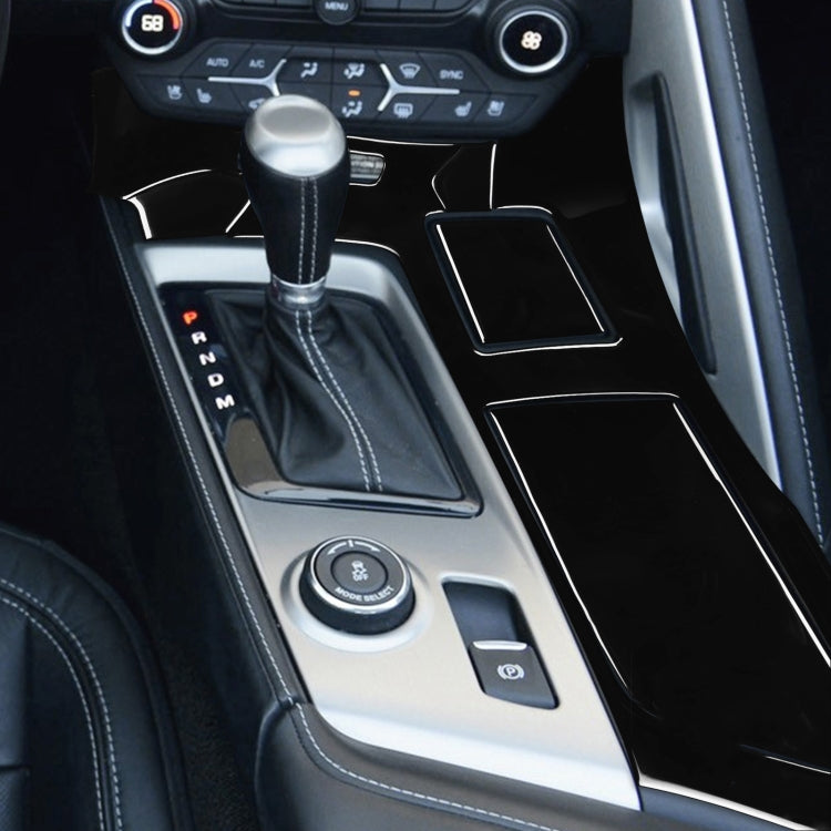 For Chevrolet Corvette C7 2014-2019 5 in 1 Car Water Cup Panel Decorative Sticker, Left Drive - Car Interior Mouldings by PMC TechLife | Online Shopping South Africa | PMC TechLife | Buy Now Pay Later Mobicred
