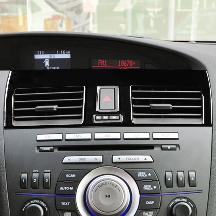 For Mazda 3 Axela 2010-2013 2 in 1 Car Central Vent Set B Decorative Sticker, Left Drive - Car Interior Mouldings by PMC TechLife | Online Shopping South Africa | PMC TechLife | Buy Now Pay Later Mobicred