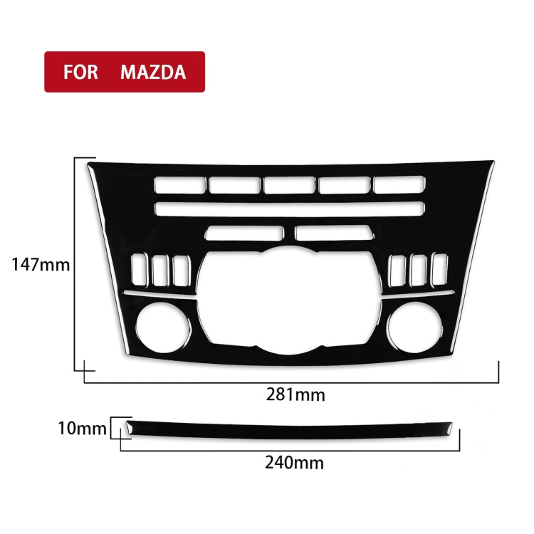 For Mazda 3 Axela 2010-2013 Car Radio Panel Decorative Sticker, Left and Right Drive Universal - free shipping - PMC TechLife - Order now!