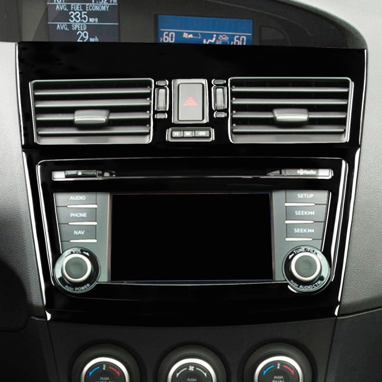 For Mazda 3 Axela 2010-2013 5 in 1 Car Central Control Navigation Set A Decorative Sticker, Left Drive - Car Interior Mouldings by PMC TechLife | Online Shopping South Africa | PMC TechLife | Buy Now Pay Later Mobicred