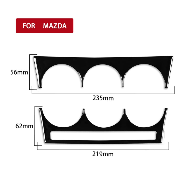 For Mazda 3 Axela 2010-2013 Car AC Button A Decorative Sticker, Left and Right Drive Universal - Car Interior Mouldings by PMC TechLife | Online Shopping South Africa | PMC TechLife | Buy Now Pay Later Mobicred