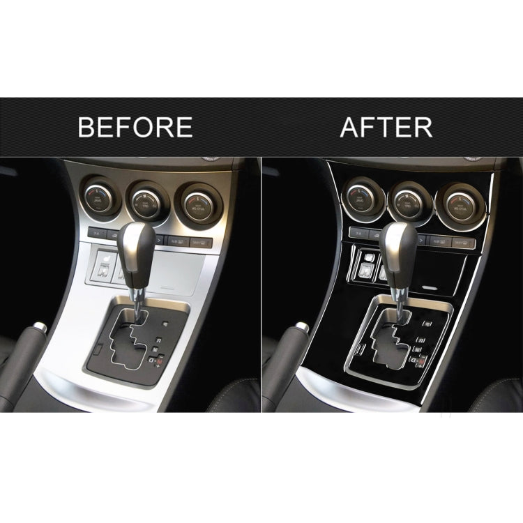 For Mazda 3 Axela 2010-2013 9 in 1 Car AC Gear Panel Set C Decorative Sticker, Right Drive - Car Interior Mouldings by PMC TechLife | Online Shopping South Africa | PMC TechLife | Buy Now Pay Later Mobicred