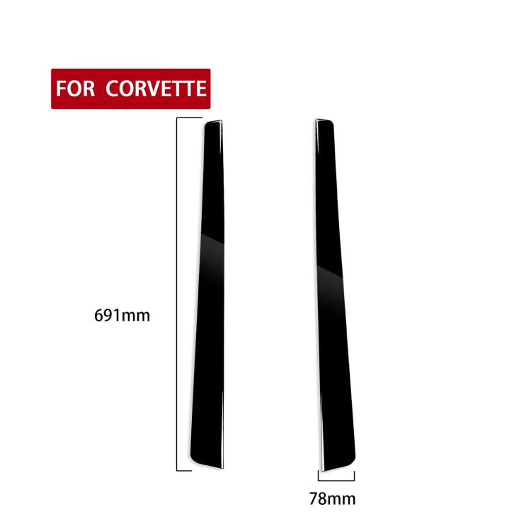 For Chevrolet Corvette C5 1998-2004 Car Threshold Decorative Sticker, Left Drive - Car Interior Mouldings by PMC TechLife | Online Shopping South Africa | PMC TechLife | Buy Now Pay Later Mobicred