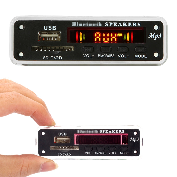 Car 5V Color Screen Audio MP3 Player Decoder Board FM Radio SD Card USB, with Bluetooth Function & Remote Control - free shipping - PMC TechLife - Order now!