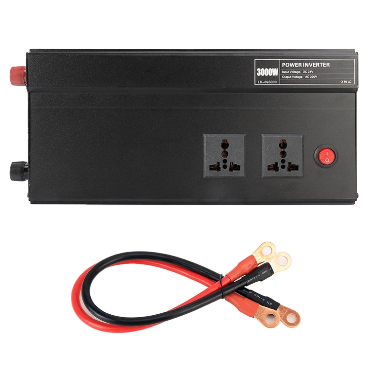 3000W DC 24V to AC 220V Car Multi-functional Sine Wave Power Inverter, Random Color Delivery - Modified Square Wave by PMC TechLife | Online Shopping South Africa | PMC TechLife | Buy Now Pay Later Mobicred