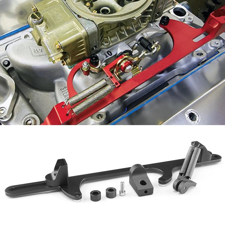 Car Modification Accessories Aluminum Alloy 4500 Series Cable Base Throttle Bracket Throttle Valve Cable(Black) - Engine Fittings by PMC TechLife | Online Shopping South Africa | PMC TechLife | Buy Now Pay Later Mobicred