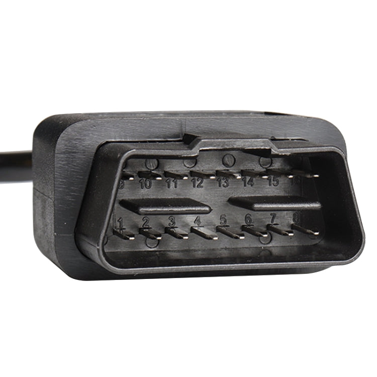 16PIN Male OBD Cable Opening Line OBD 2 Extension Cable for Car Diagnostic Scanner, Cable Length: 60cm - Cables & Connectors by PMC TechLife | Online Shopping South Africa | PMC TechLife | Buy Now Pay Later Mobicred