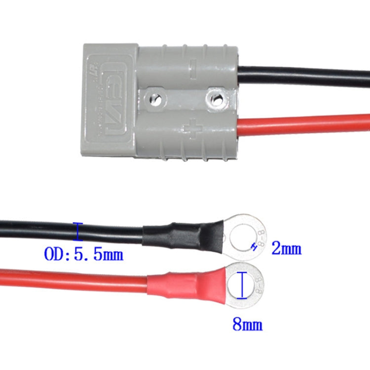 50A SMH Anderson Plug to O Shape Terminal Booster Cable, Length: 0.5m - free shipping - PMC TechLife - Order now!
