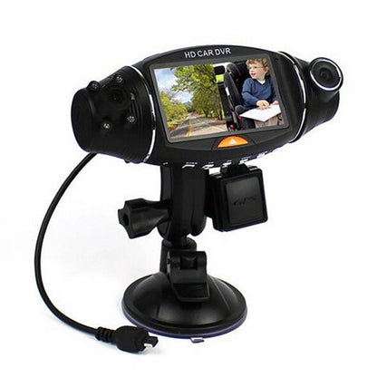 R310 2.7 inch Dual Lens Wide Angle Night Vision HD 720P Video Car DVR, Support TF Card (32GB Max) / Motion Detection / G-Sensor - Car DVRs by PMC Jewellery | Online Shopping South Africa | PMC Jewellery | Buy Now Pay Later Mobicred