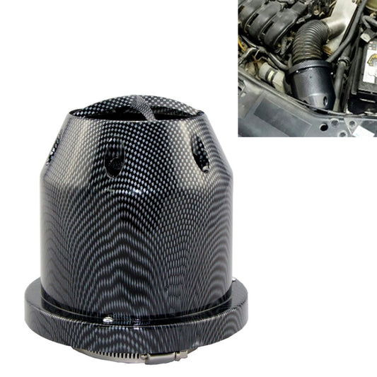 XH-UN005 Car Universal Modified High Flow Mushroom Head Style Intake Filter for 76mm Air Filter (Carbon Fiber Black) - Air Intake System by PMC Jewellery | Online Shopping South Africa | PMC Jewellery | Buy Now Pay Later Mobicred