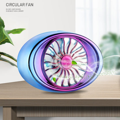 Car Vent Fan Multi-function USB Interface LED Lamp Portable Fan - Heating & Fans by PMC Jewellery | Online Shopping South Africa | PMC Jewellery | Buy Now Pay Later Mobicred