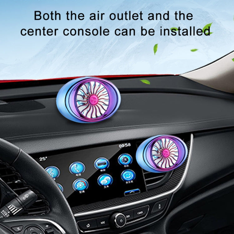 Car Vent Fan Multi-function USB Interface LED Lamp Portable Fan - Heating & Fans by PMC TechLife | Online Shopping South Africa | PMC TechLife | Buy Now Pay Later Mobicred