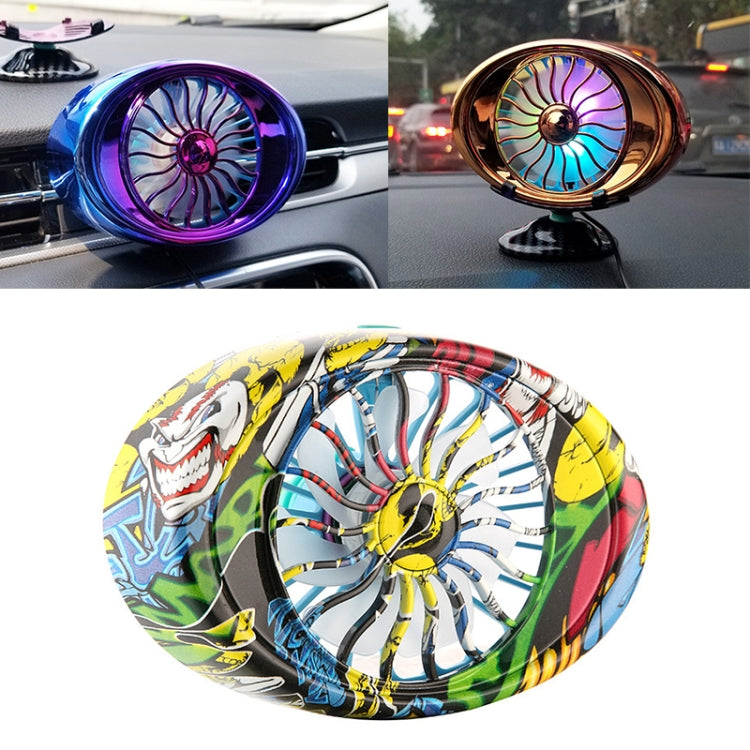 Car Vent Fan Multi-function USB Interface LED Lamp Portable Fan - Heating & Fans by PMC TechLife | Online Shopping South Africa | PMC TechLife | Buy Now Pay Later Mobicred