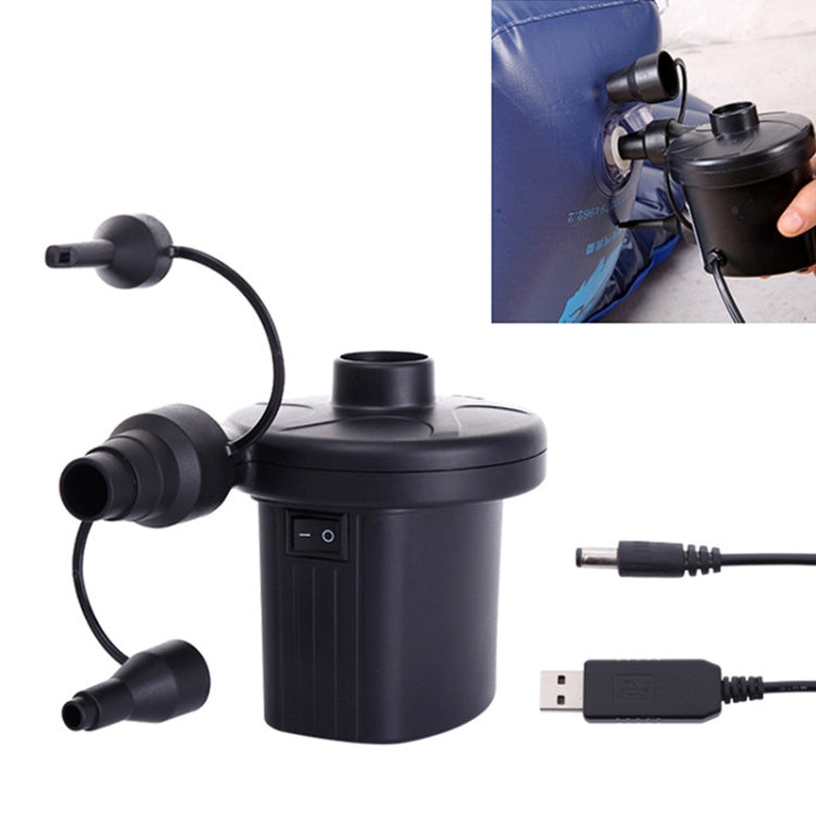 Car Portable Multifunctional Air Pump Tire Inflator Electric / USB Inflatable Pump - Inflatable Pump by PMC TechLife | Online Shopping South Africa | PMC TechLife
