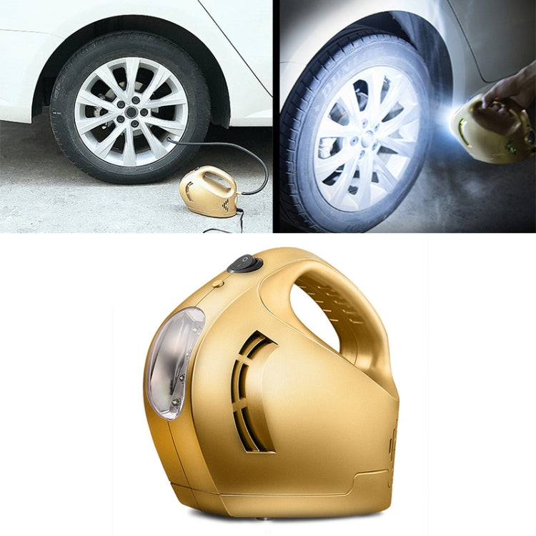 DC 12V 100W Four In One Portable  Car Tire Pump Inflatable Pump(Gold) - Inflatable Pump by PMC TechLife | Online Shopping South Africa | PMC TechLife