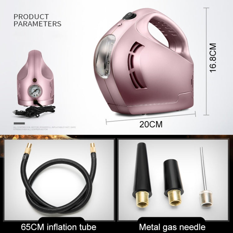 DC 12V 100W Four In One Portable  Car Tire Pump Inflatable Pump(Silver) - Inflatable Pump by PMC TechLife | Online Shopping South Africa | PMC TechLife