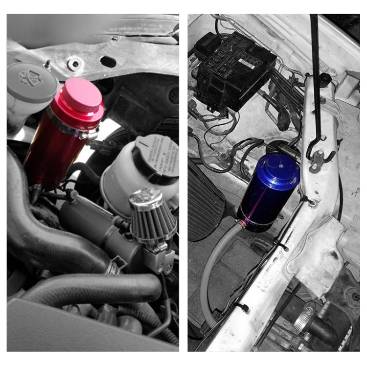 Car Universal Modified Aluminum Alloy Cooling Water Tank Bottle Can, Capacity: 800ML (Black) - Engine Fittings by PMC TechLife | Online Shopping South Africa | PMC TechLife