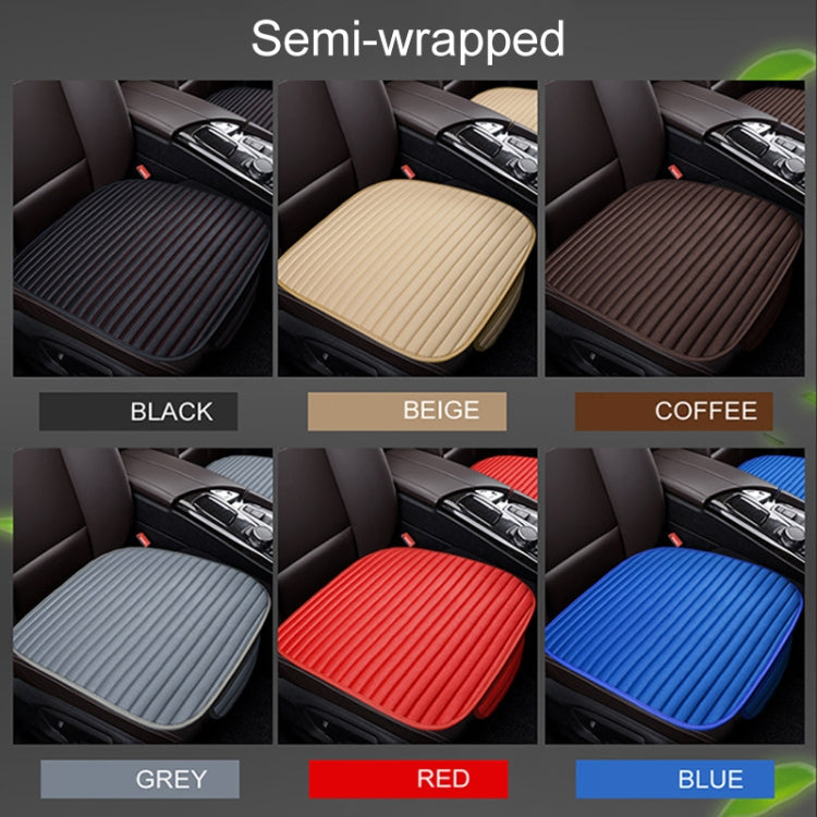 3 in 1 Car Seat Cushion Free Binding Half Inclusive Seat Mat Set (Red) - Seat Accessories by PMC TechLife | Online Shopping South Africa | PMC TechLife | Buy Now Pay Later Mobicred