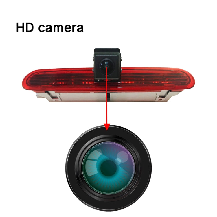PZ472 Car Waterproof 170 Degree Brake Light View Camera for Fiat / Opel - Rear View Cameras by PMC TechLife | Online Shopping South Africa | PMC TechLife | Buy Now Pay Later Mobicred