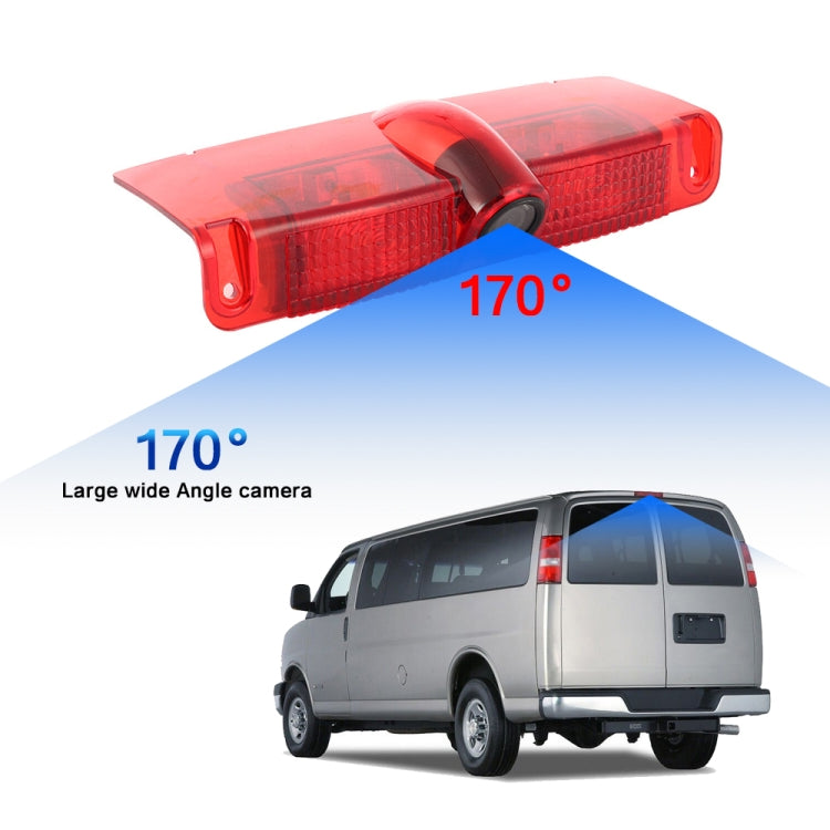 PZ478 Car Waterproof 170 Degree Brake Light View Camera for Chevrolet Express Van / CMC Savana Van - Rear View Cameras by PMC Jewellery | Online Shopping South Africa | PMC Jewellery | Buy Now Pay Later Mobicred